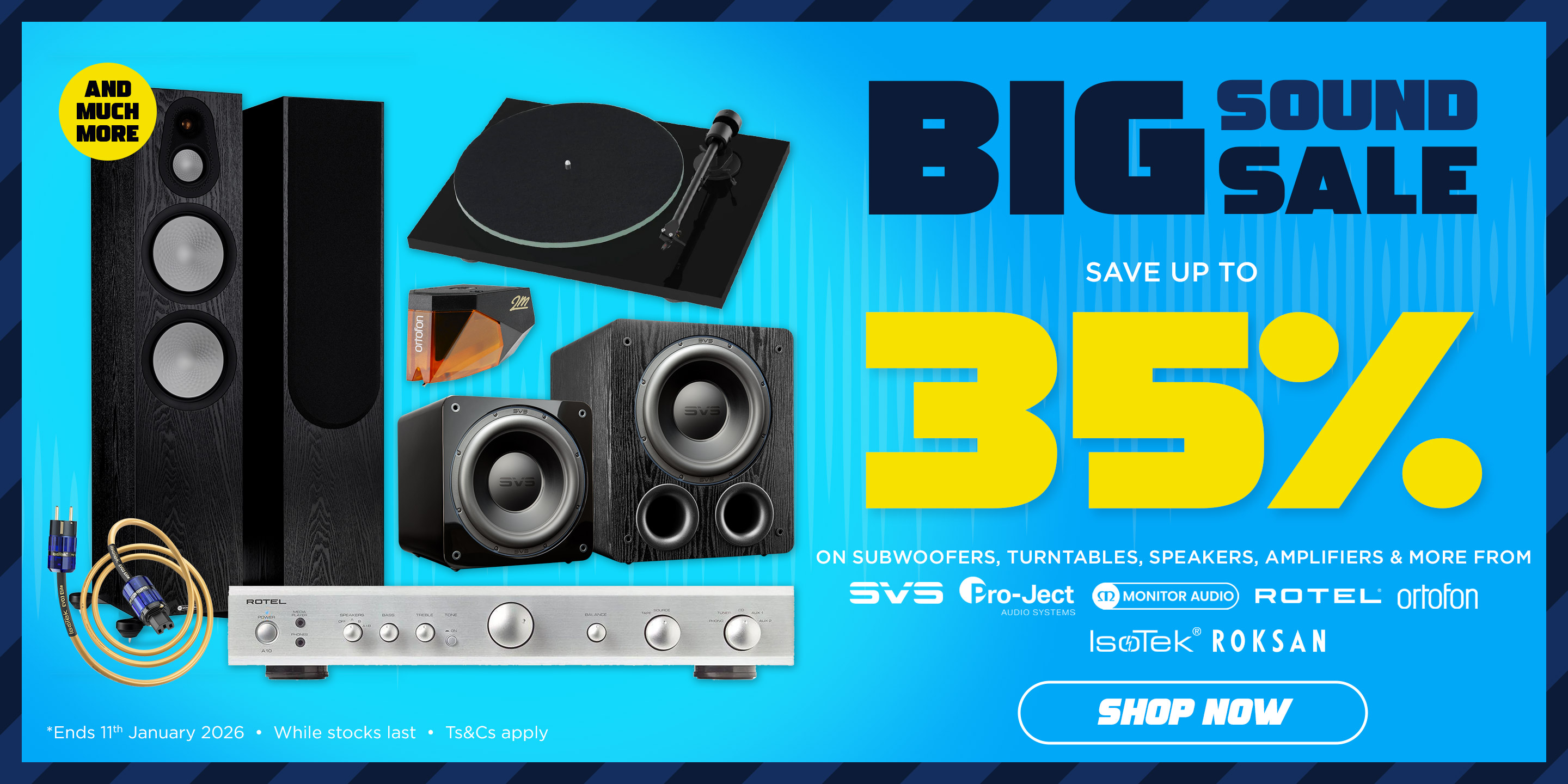Big Sound Sale - Save Up To 35%